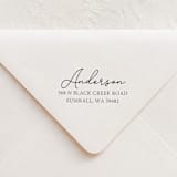 "Delicate Signature Stamp | Self-inking Stamp" - Address Stamps in multicolorassorted-colors by Sara Luke