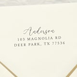 "Timeless Family Address Stamp | Self Inking Return Address Stamp" - Address Stamps in black by Samantha Malvey