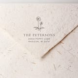 "Address Stamp No. 7" - Address Stamps in white by Tara Grangroth