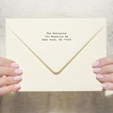 "Minimalist Address Stamp | Self Inking Address Stamp" - Address Stamps in black by Samantha Malvey
