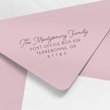 "Modern Whimsy Address Stamp" - Address Stamps in multicolorassorted-colors by Paper Sushi