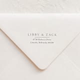 "Classic Rule Stamp - Serif Couples Address Stamp | Self-inking Stamp" - Address Stamps in multicolorassorted-colors by Sara Luke