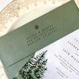 "Custom Return Address Stamp | Mid Century North Star Design | Self-Inking" - Address Stamps in black by The Homebody Society