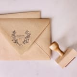 "Address Stamp No. 3" - Address Stamps in gold by Tara Grangroth