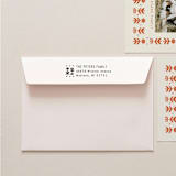 "Holiday Address Stamp No. 17" - Address Stamps in black by Tara Grangroth