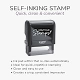 "Classic Bow Self-Inking Personalized Address Stamp" - Address Stamps in black by Casey Harp