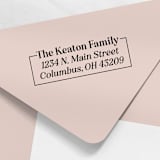 "Eighties Vibes Address Stamp" - Address Stamps in multicolorassorted-colors by Paper Sushi