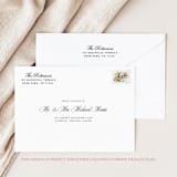 "Elegant Address Stamp | Self-Inking Return Address Stamp" - Address Stamps in black by Samantha Malvey