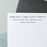 "Classic Print Address Stamp | Wood Handle Stamp" - Address Stamps in multicolorassorted-colors by Sara Luke
