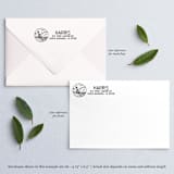 "Custom California Address Stamp | Self-Inking | Black Ink" - Address Stamps in black by Casey Harp