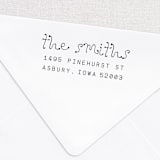 "Whimsy Return Address Stamp | Envelope Stamp With Custom Address" - Address Stamps in multicolor by Alyssa Cook