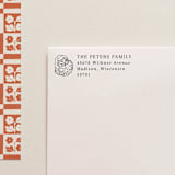 "Holiday Address Stamp No. 4" - Address Stamps in gray by Tara Grangroth
