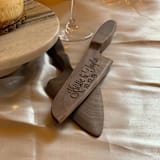 "Wooden Engraved Cake Serving Set" - Wedding Serving and Dining Accessories in natural by Merveille Joyce