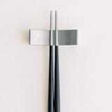 "LUNA CHOPSTICKS // SET IN BLACK + SILVER" - Wedding Serving and Dining Accessories in black by borrowed BLU