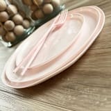 "Organic Dinnerware Set | Blush Rose" - Wedding Serving and Dining Accessories in pink by Prêt-à-PartyNY