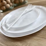 "Organic Dinnerware Set | Old Barn" - Wedding Serving and Dining Accessories in white by Prêt-à-PartyNY