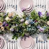 "CASA FINA DINNERWARE // SET OF 4 IN MISTY LILAC" - Wedding Serving and Dining Accessories in purple by borrowed BLU