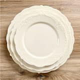 "Modern Vintage Dinnerware Set | Linen" - Wedding Serving and Dining Accessories in natural by Prêt-à-PartyNY