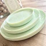 "Mod Scandi Dinnerware Set | Fresh" - Wedding Serving and Dining Accessories in green by Prêt-à-PartyNY