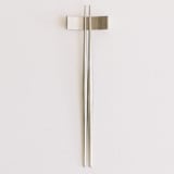 "LUNA CHOPSTICKS // SET IN BRUSHED SILVER" - Wedding Serving and Dining Accessories in silver by borrowed BLU