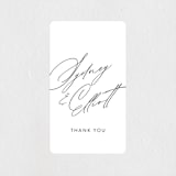 "By Your Side" - Wedding Favor Stickers in Crest by Design Lotus - Front