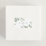"Vining" - Wedding Favor Stickers in Eucalyptus by Kristie Kern - In use
