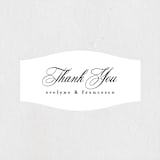 "Blancmange" - Wedding Favor Stickers in Frost by chocomocacino - Front