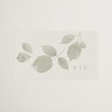 "Sonnet" - Wedding Favor Stickers in Meadow by Kristie Kern - Front