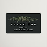 "Winter Garland" - Wedding Favor Stickers in Tuxedo by Leah Bisch - Front