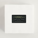 "Winter Garland" - Wedding Favor Stickers in Tuxedo by Leah Bisch - In use