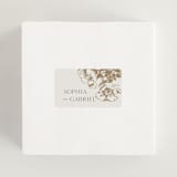 "mon amour" - Wedding Favor Stickers in Hope Floats by Design Lotus - In use