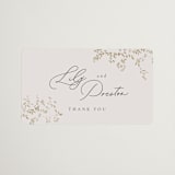 "forever and a day" - Wedding Favor Stickers in Luxe Neutral by Design Lotus - Front