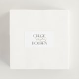 "Idyllic" - Wedding Favor Stickers in Sugar by Jessica Williams - In use