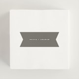 "Simple Lines" - Wedding Favor Stickers in Snow by Michelle Taylor - In use