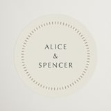 "deco arch" - Wedding Favor Stickers in Fir by Kindred Fields - Front