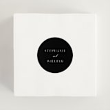 "Elegant Station" - Wedding Favor Stickers in Noir by Stacey Meacham - In use