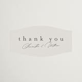 "Surround" - Wedding Favor Stickers in Sand by Nicole Walsh - Front