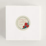 "Deco Spring Florals" - Wedding Favor Stickers in Birch by Shiny Penny Studio - In use