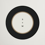 "Tuxedo" - Wedding Favor Stickers in Black Tie by Carolyn Nicks - Front