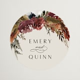 "poetique" - Wedding Favor Stickers in Autumn by Kate Ahn - Front