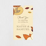 "Nouveau Love" - Wedding Favor Stickers in Umber by Morgan Ramberg - Front