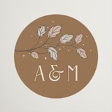 "Deco Garden" - Wedding Favor Stickers in Dusk by GeekInk Design - Front