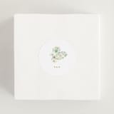 "Floral Arch" - Wedding Favor Stickers in Greenery by Phrosné Barwood - In use