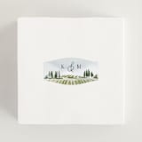 "Estate" - Wedding Favor Stickers in Sky by Rebecca Durflinger - In use
