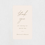 "Everlasting Love" - Wedding Favor Stickers in Linen by Brandy Folse - Front
