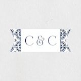 "watercolor tile" - Wedding Favor Stickers in Cobalt by Katharine Watson - Front