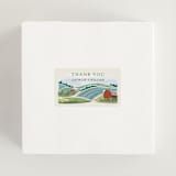 "Farm and Field" - Wedding Favor Stickers in Barn by Paper Sun Studio - In use
