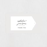 "Destination" - Wedding Favor Stickers in Mist by Lori Wemple - Front