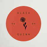 "Alaia" - Wedding Favor Stickers in Verona Sunset by Blustery August - Front