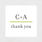 "float + celebrate" - Wedding Favor Stickers in Celery by Float Paperie - Front